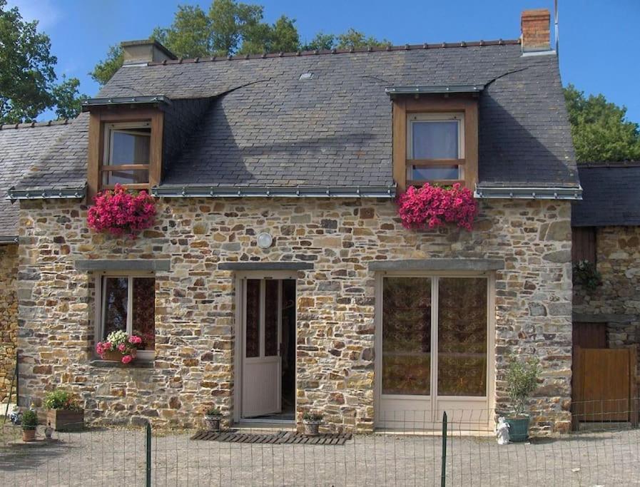 Charmante Maison En Campagne Grand-Fougeray Bagian luar foto